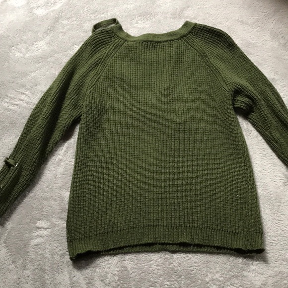 Forrest Green Tie Sweater NWOT - Picture 5 of 5